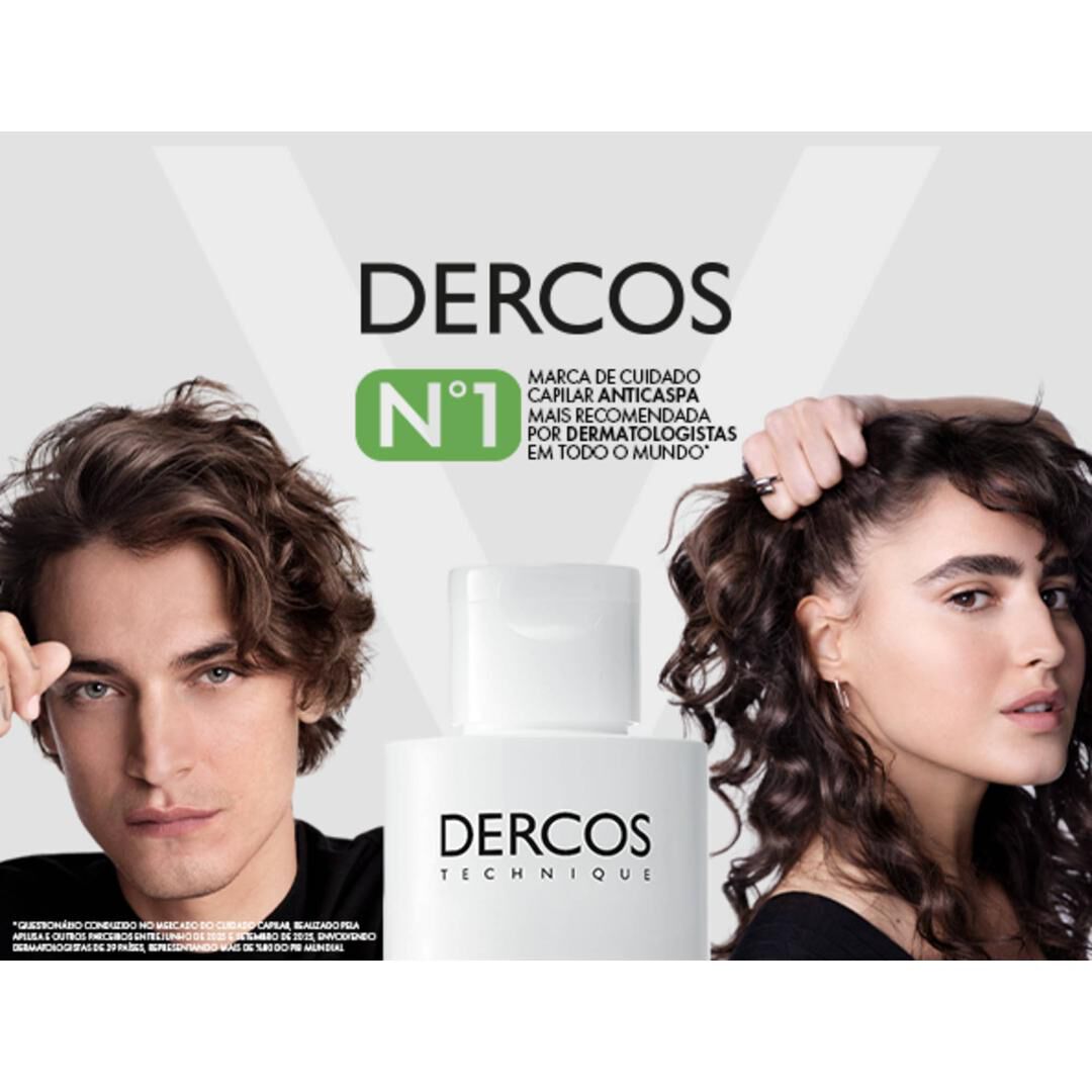 Champ&ocirc; Anticaspa para Cabelo Normal a Oleoso - DERCOS -  - Imagem 5