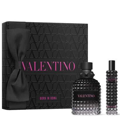 Coffret Eau de Toilette - Valentino - BORN IN ROMA UOMO - Imagem