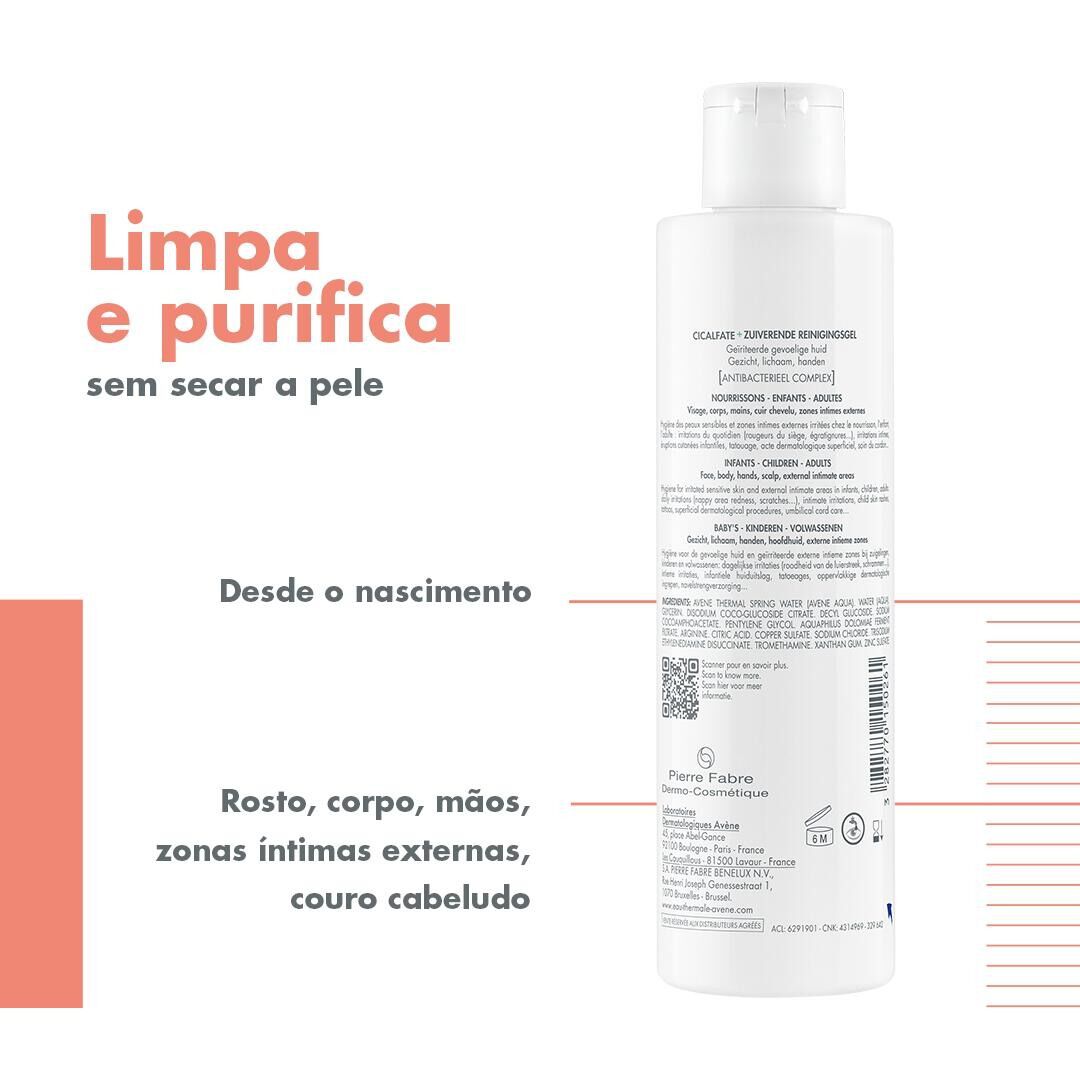 Cicalfate+ Gel Limpeza Purificante - AVENE -  - Imagem 3