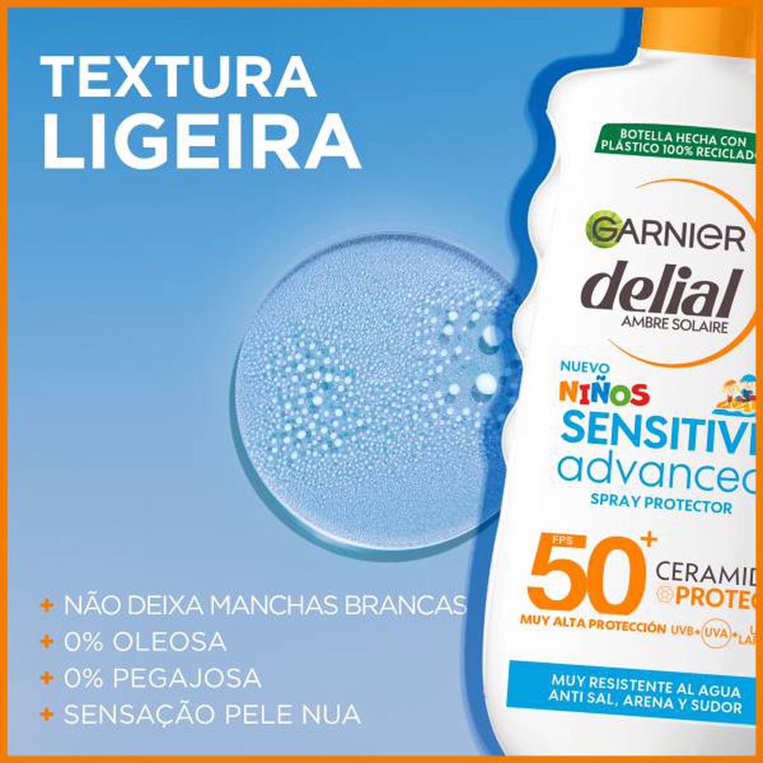 Spray Sensitive Advanced Crian&ccedil;as FPS50+ - GARNIER AMBRE SOLAIRE - AMBRE SOLAIRE - Imagem 3
