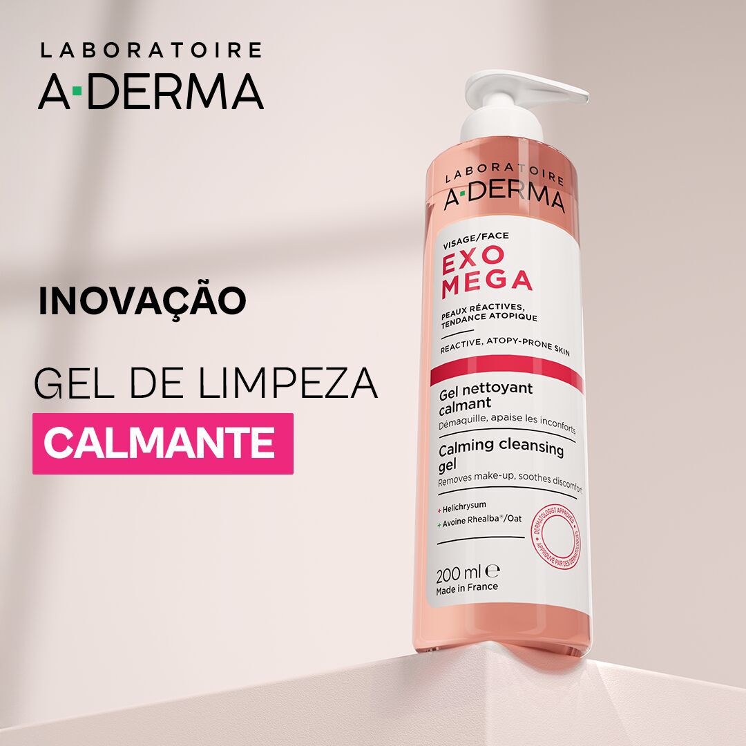 Ex&oacute;mega Control &Oacute;leo Rosto Desmaquilhante - A-DERMA -  - Imagem 2