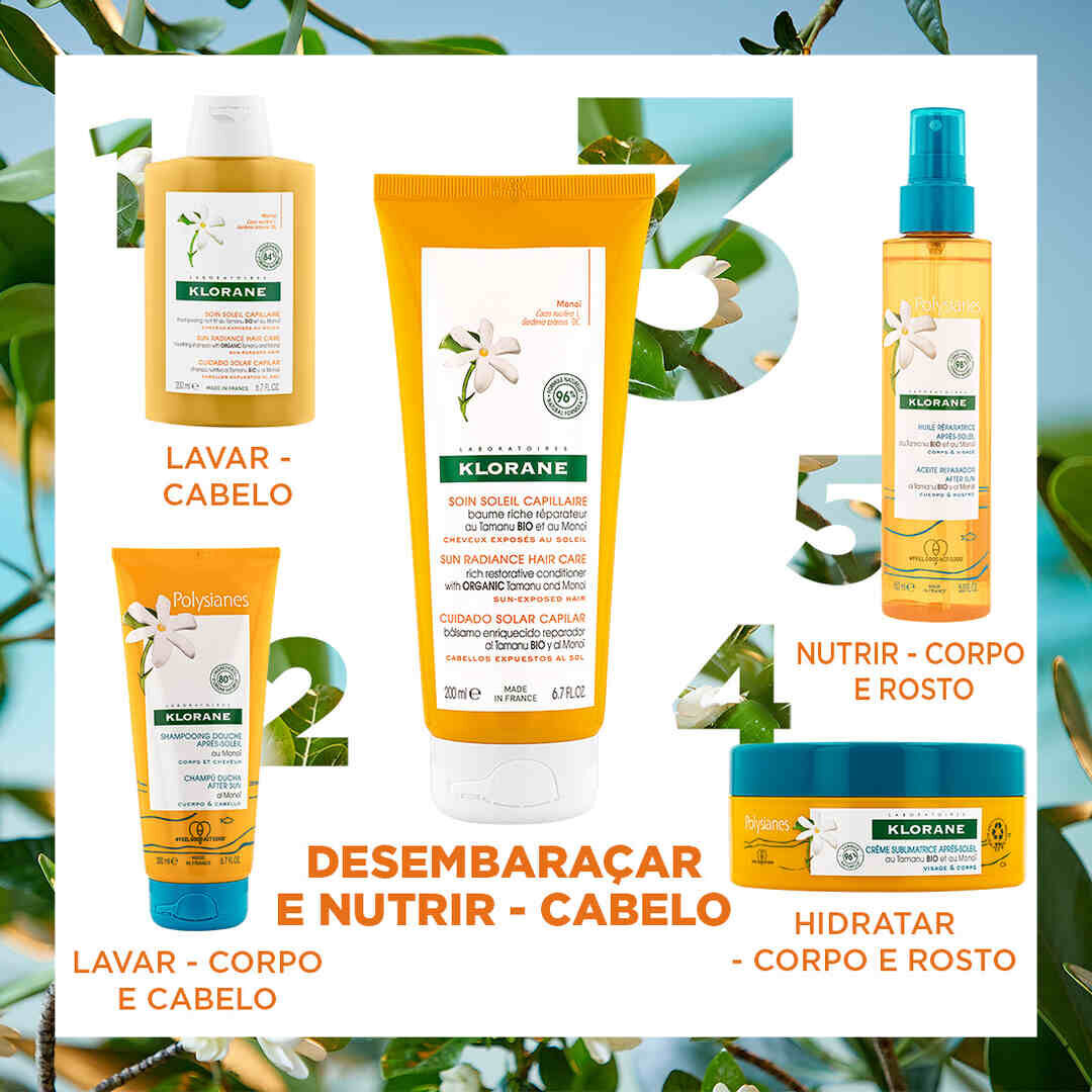 Tamanu BIO e Mono&iuml; B&aacute;lsamo Reparador P&oacute;s-Solar - KLORANE -  - Imagem 6