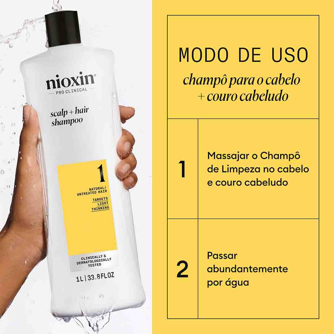 Champ&ocirc; - Nioxin - Sistema 1 - Imagem 2
