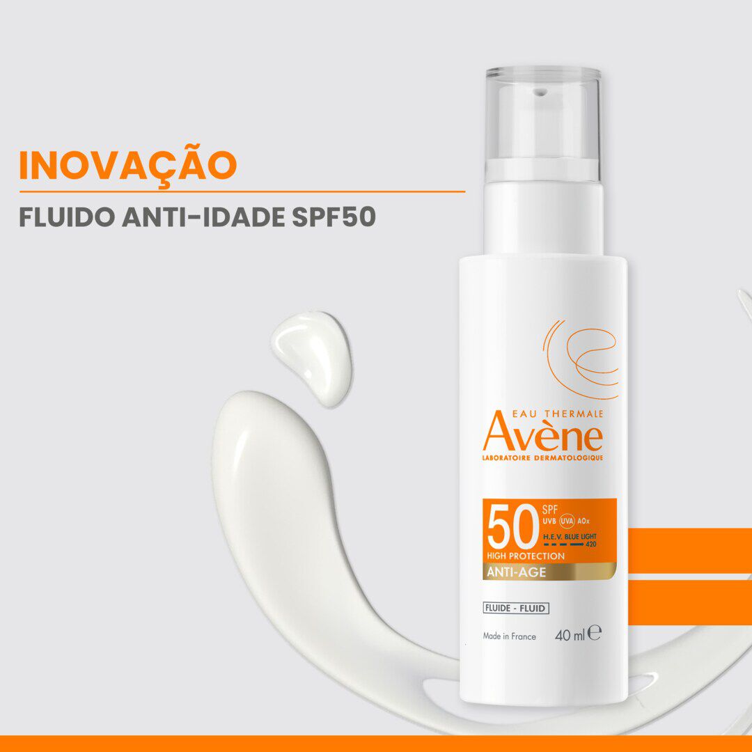 Protetor Solar Flu&iacute;do Anti-Idade SPF50 - AVENE -  - Imagem 3