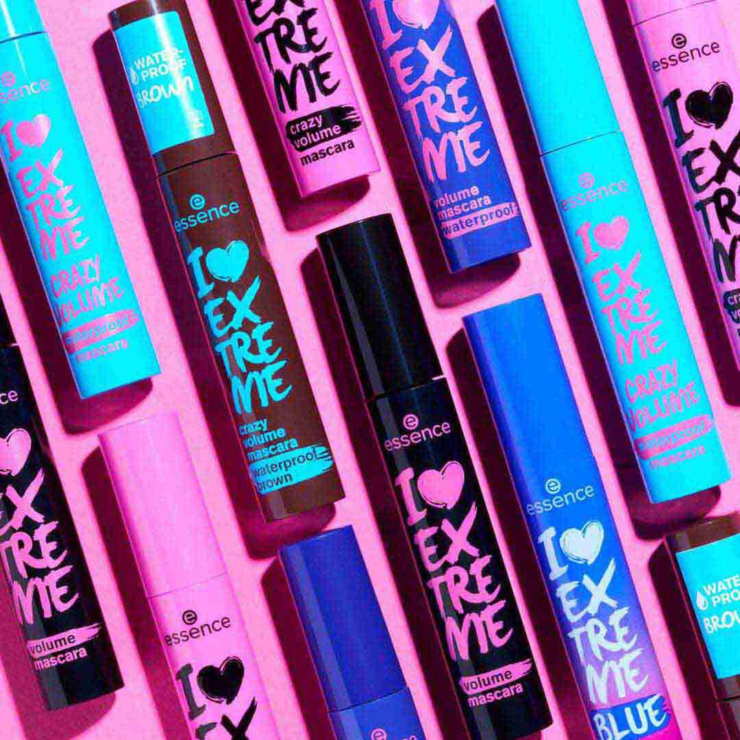 M&aacute;scara de Volume &agrave; Prova de &Aacute;gua Castanha I Love Extreme Crazy - ESSENCE -  - Imagem 2
