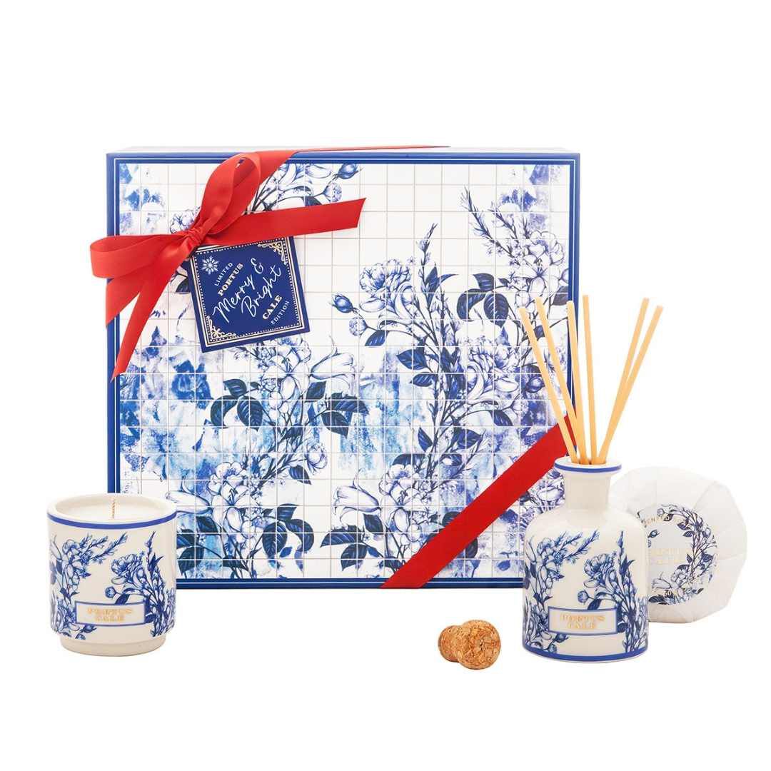 Coffret Merry & Bright Gold&Blue - Castelbel - Portus Cale - Imagem 1