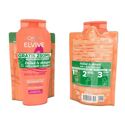 Pack Cham&ocirc; Dream Long (400ml + Refill 250ml) - ELVIVE -  - Imagem