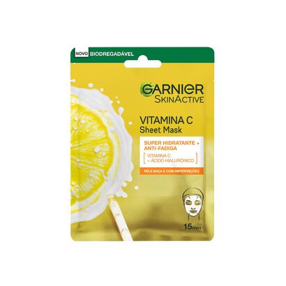 SkinActive Máscara de Tecido Vitamina C - GARNIER -  - Imagem