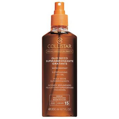 Supertanning "dry" Oil, SPF 15 - COLLISTAR - Especial Bronzeado Perfeito - Imagem