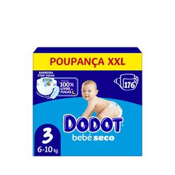 Fraldas Beb&eacute; Seco Tamanho 3 (6kg-10kg), , hi-res