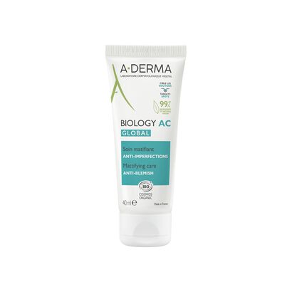 Biology AC Global Cuidado Matificante Anti-imperfei&ccedil;&otilde;es - A-DERMA -  - Imagem