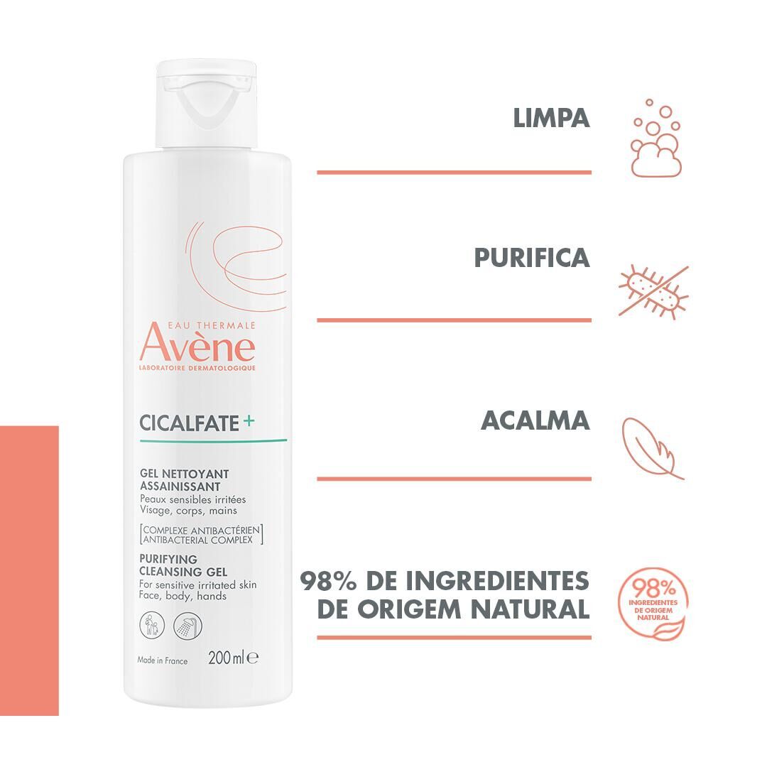 Cicalfate+ Gel Limpeza Purificante - AVENE -  - Imagem 2