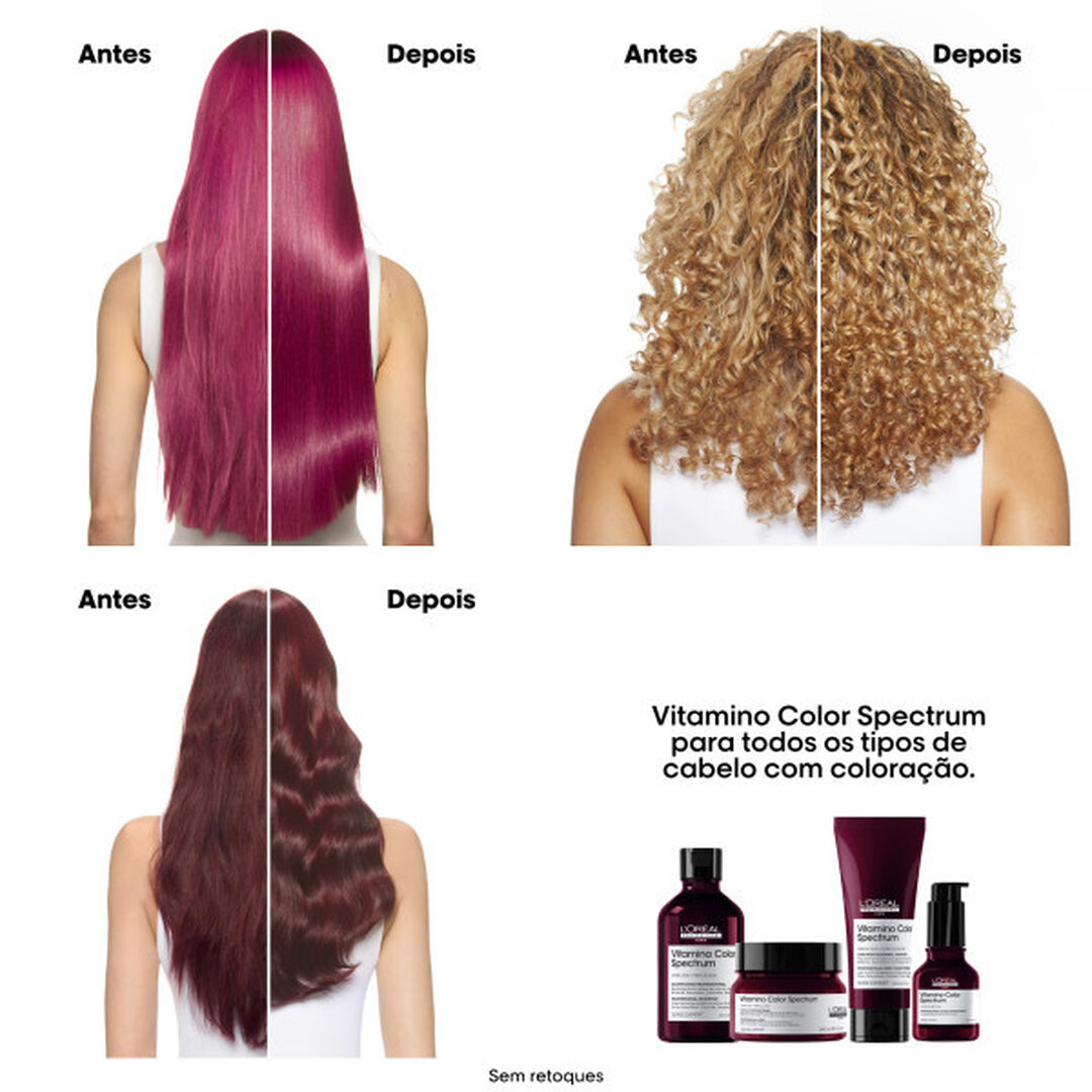 L'Or&eacute;al Professionnel Serie Expert Condicionador Mini Vitamino Color Spectrum - L'OR&Eacute;AL PROFESSIONNEL - Vitamino Color Spectrum - Imagem 4