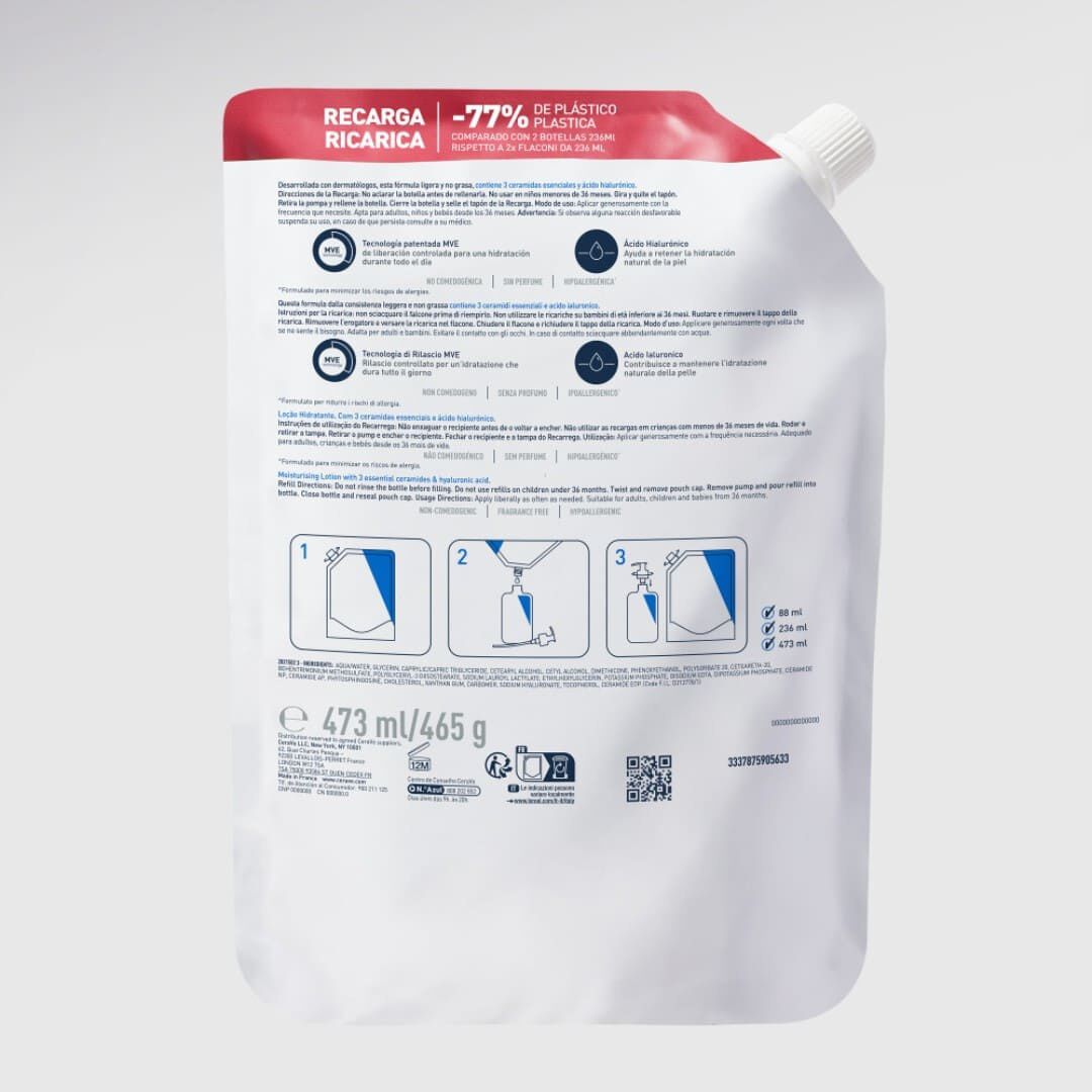 CeraVe Recarga Loção Hidratante - CERAVE -  - Imagem 2