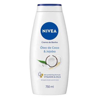 Creme de Banho Coconut & Jojoba Oil - NIVEA -  - Imagem