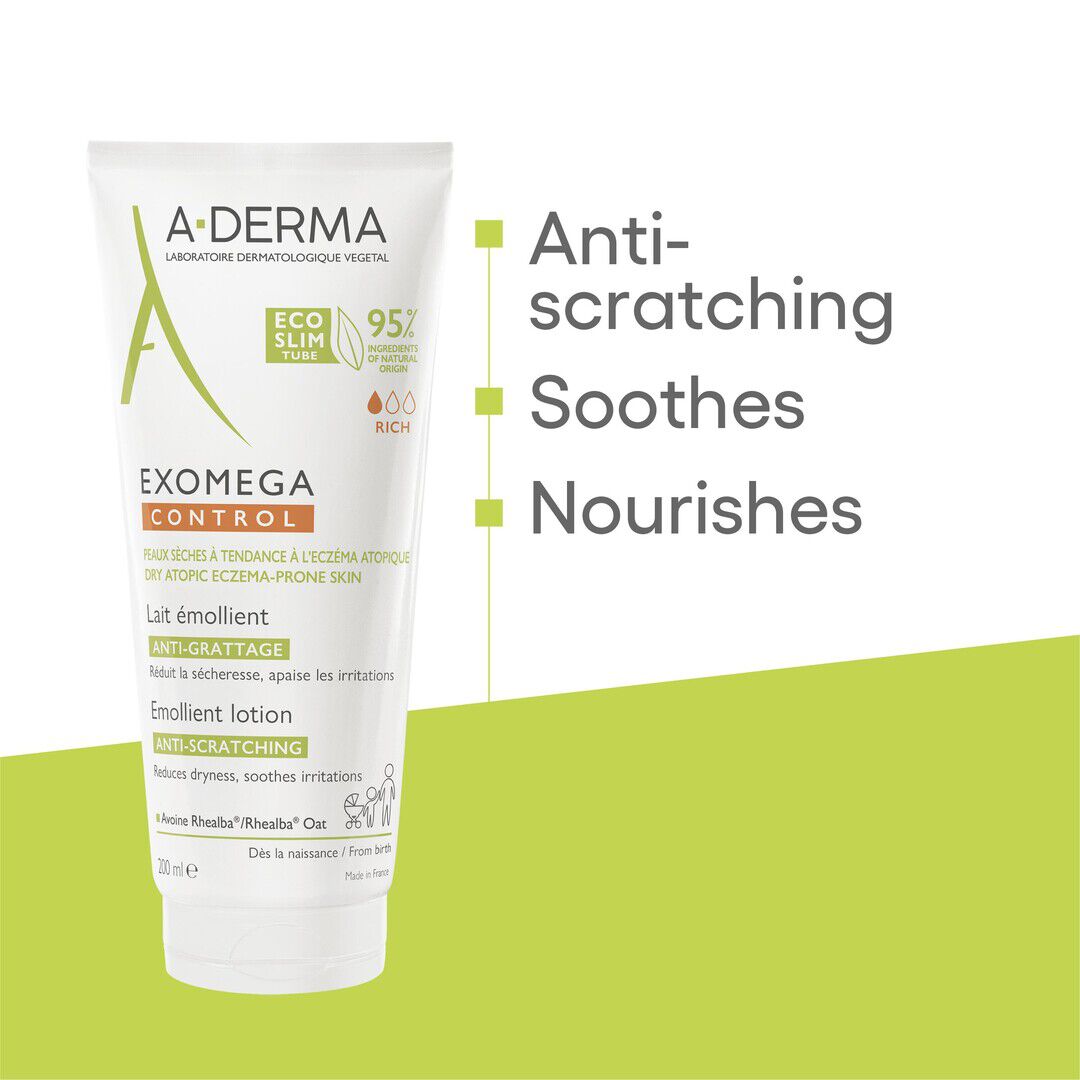 Exomega Control - Loção Emoliente - A-DERMA -  - Imagem 3