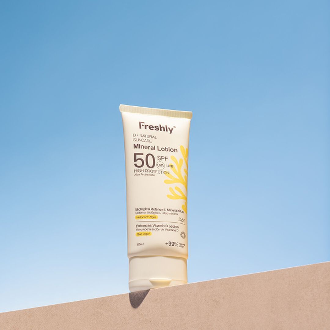 D+ Natural Suncare Mineral Lotion SPF50 - FRESHLY -  - Imagem 4