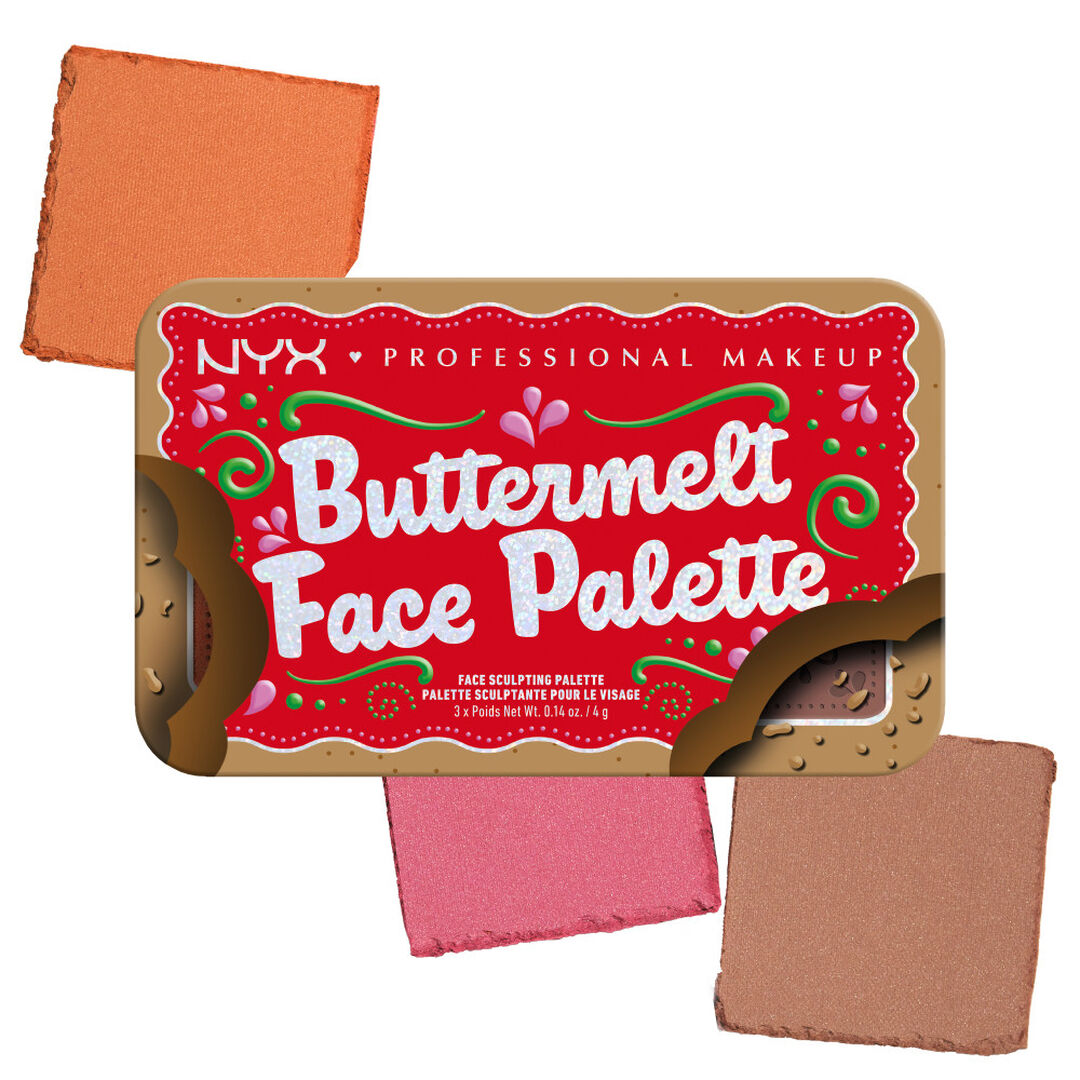 Paleta de Rosto Buttermelt - NYX Professional Makeup - Holiday 2024 Home Alone Collab - Imagem 5