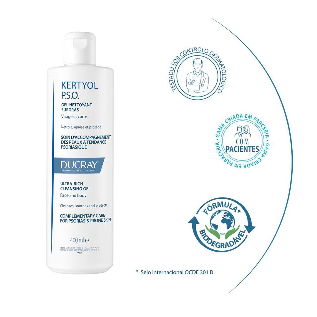 Kertyol PSO Gel Limpeza - DUCRAY -  - Imagem 5