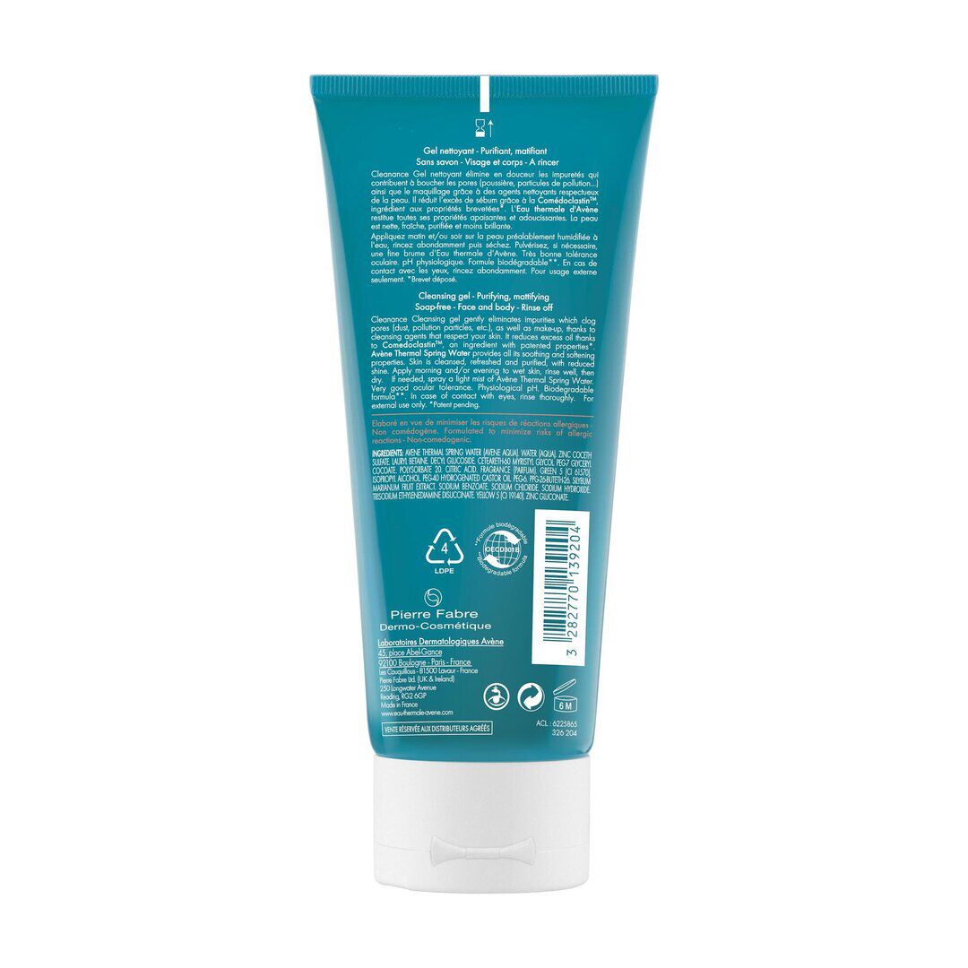 Cleanance Gel Limpeza Pele Oleosa - AVENE -  - Imagem 6