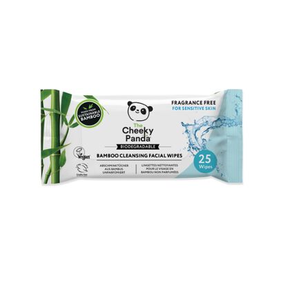 Toalhitas Desmaquilhantes 100% Bambu Orgânico Neutro - CHEEKY PANDA -  - Imagem