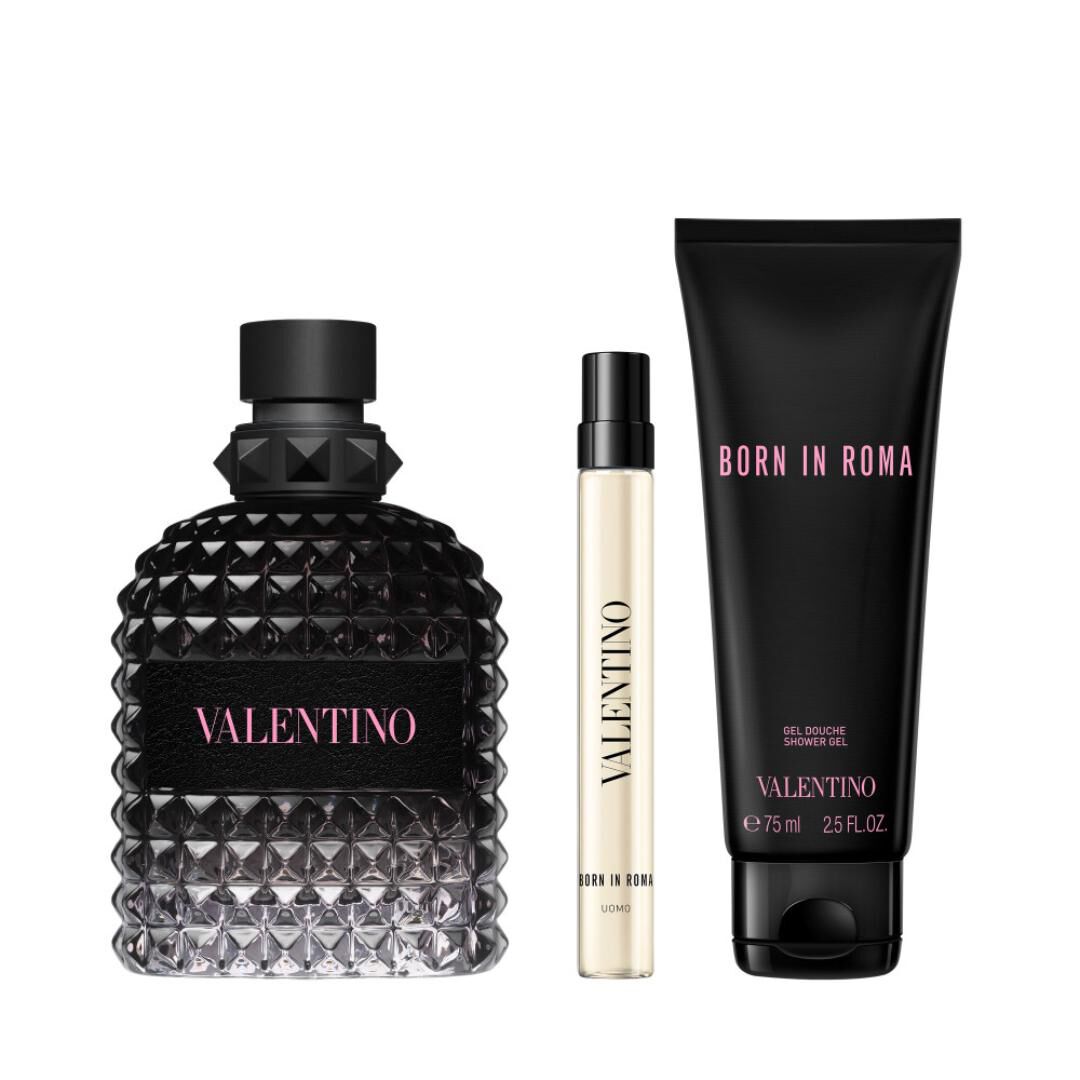 Coffret Eau de Toilette - Valentino - BORN IN ROMA UOMO - Imagem 1
