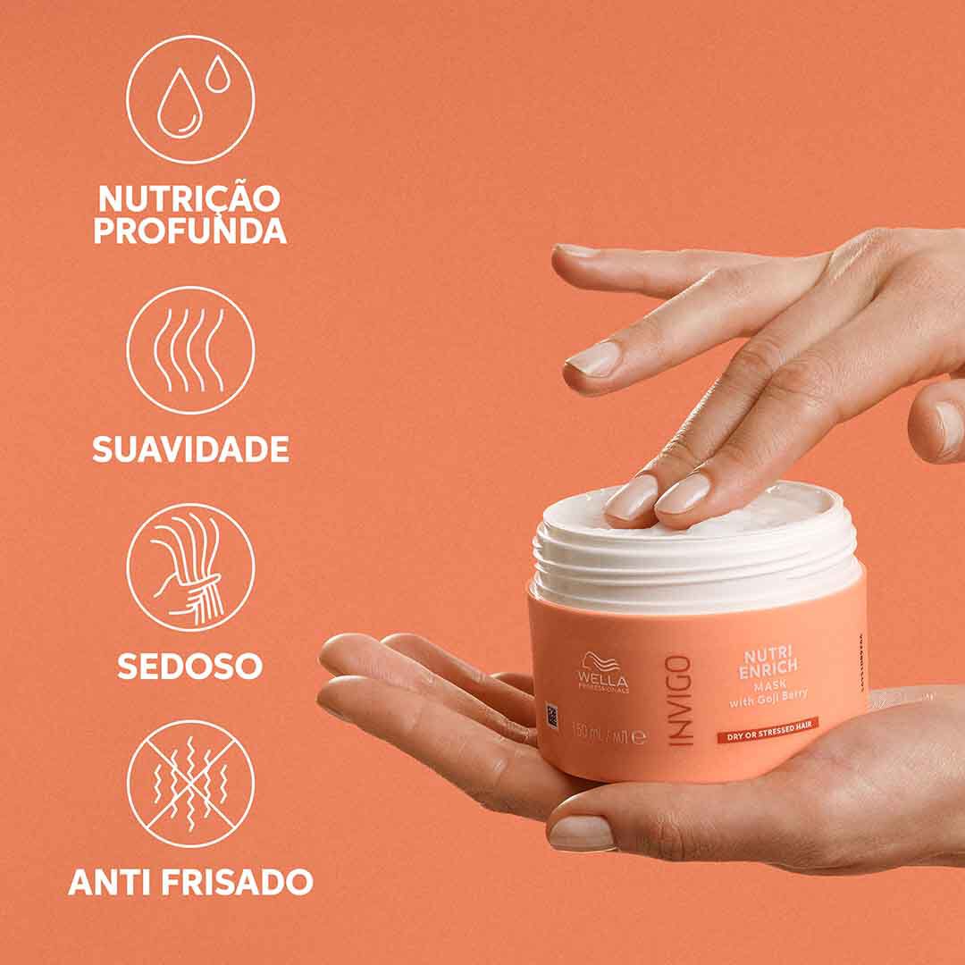 Máscara Nutri Enrich - WELLA HAIR CARE - Invigo - Imagem 14