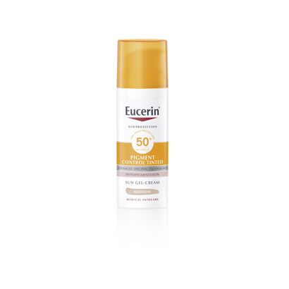 Sun Pigment Control Gel-Creme FPS50+ (Tom Médio) - EUCERIN -  - Imagem