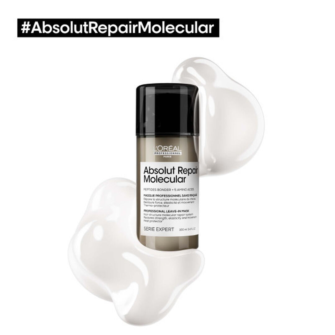 M&aacute;scara Leave-In - L'OR&Eacute;AL PROFESSIONNEL - Absolut Repair Molecular - Imagem 5