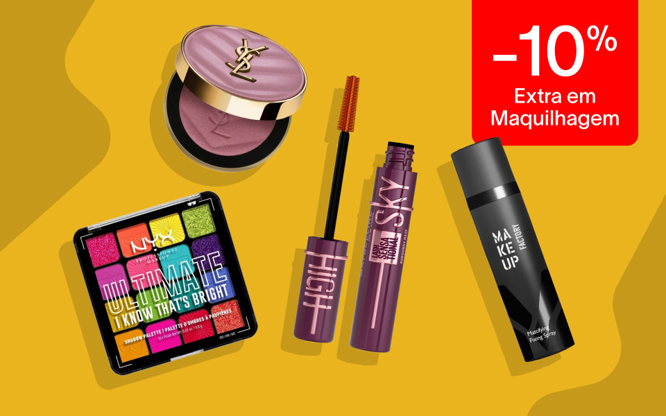 -10% maquilhagem