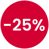 25% Desconto