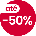 Até 50% de desconto