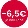 6,5€ incluídos