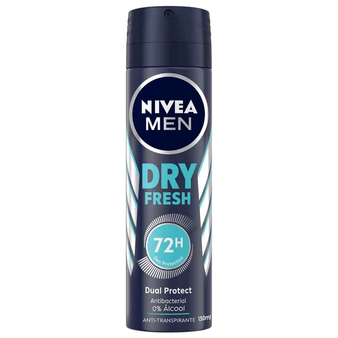 Nivea Men Desodorizante Spray Anti-Transpirante Dry Fresh, 150ml