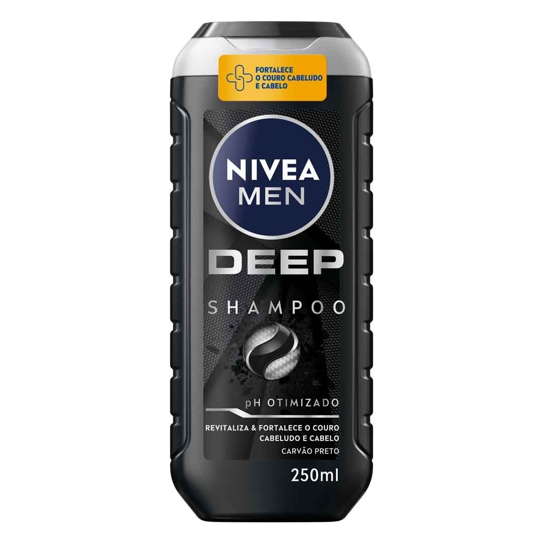 NIVEA Men Champô Revitaliza & Fortalece Deep, 250ml