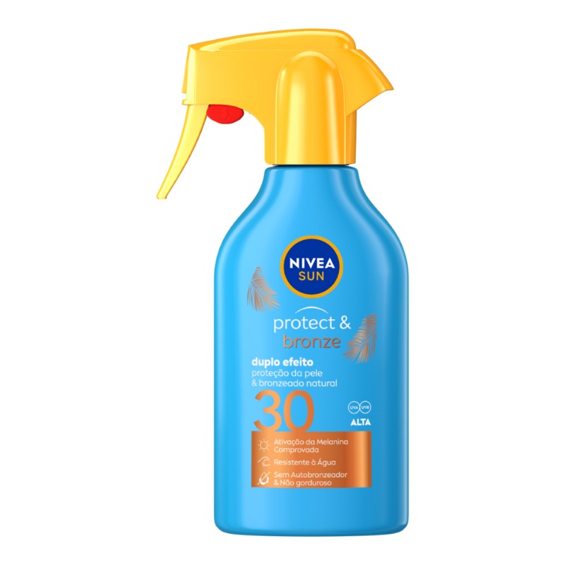 Nivea Sun Protect & Bronze Spray Solar, FPS30, 250ml